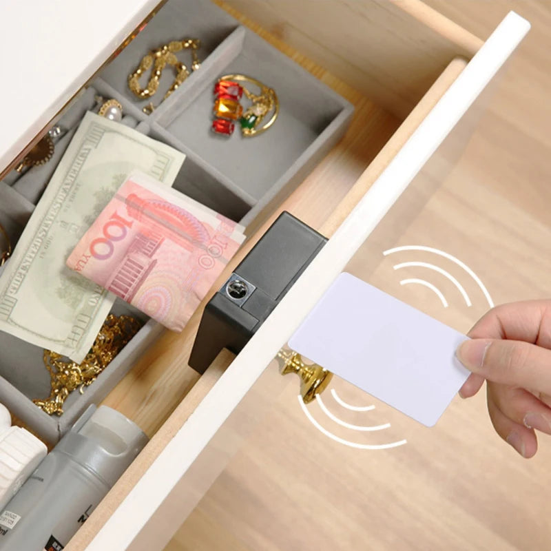 Invisible Smart RFID Drawer Lock – Keyless Cabinet Security