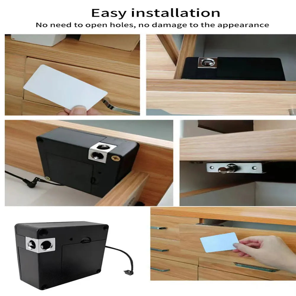 Invisible Smart RFID Drawer Lock – Keyless Cabinet Security