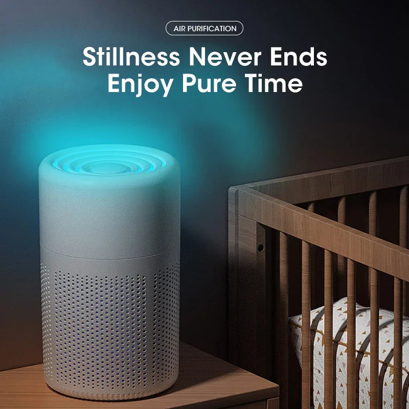Mini HEPA Air Purifier with Negative Ion Generator